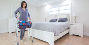 How can bedrooms be made safer for seniors at night?